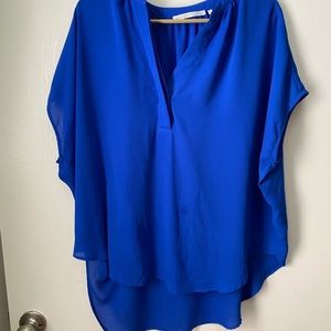 Royal blue blouse